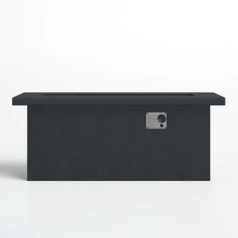 Foyer de table d'extérieur au propane / gaz naturel 24 po H, Gris anthracite