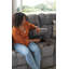 Annaliisa 3 - Piece Upholstered Sectional with 4 Lay-Flat Reclining Seats and 5 Accent Toss Pillows-86281569