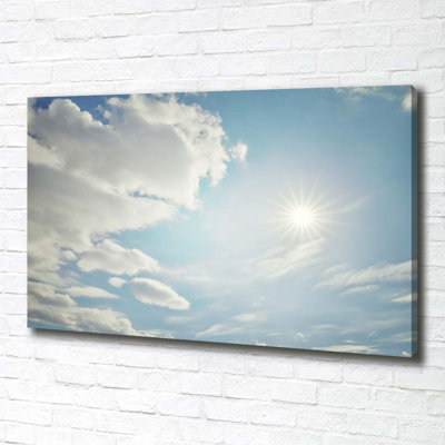 Clouds In The Sky - Wrapped Canvas Print