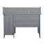 Classic Office Desk With Storage, Grey