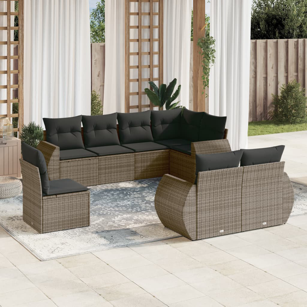 Gartensofa mit Kissen