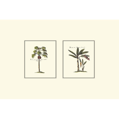 Miniature Palm I 1 Piece Wrapped Canvas Wall Art
