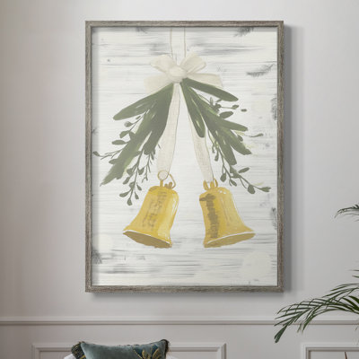 «Christmas Holiday Art» CECXIV, reproduction d'art encadrée - bois massif