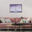 Paillettes mauve, impression sur toile tendue eiffel-116377710-116377711
