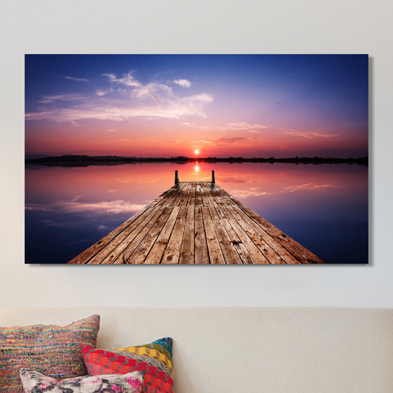 « oh so jetéy 1 », reproduction de photo sur toile tendue, H 24 po x l 40 po x P 1 po