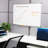 Mind Reader Dry Erase Magnetic White Board, Wall Mount with Eraser Marker Shelf, 35.5"L x 23.5"W x 0.5"D