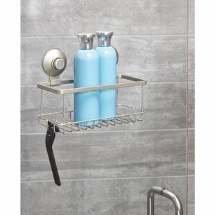 InterDesign interdesign linea adjustable shower caddy - bathroom storage  shelves for shampoo, conditioner and soap, silver