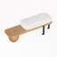 Boucle Upholstered Bench-1217625663