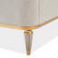  Grand lit tapissier en chenille St. Charles - Cirrus / gris tourterelle-1979642466