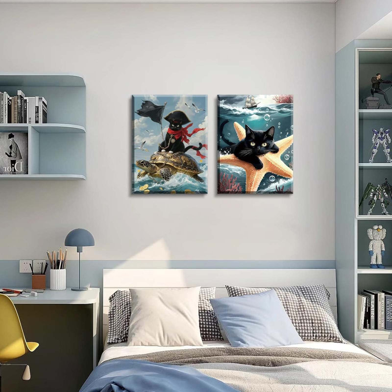 2 Piece Wrapped Canvas Print