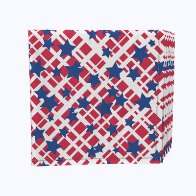 Polyester Plaid Square Napkin
