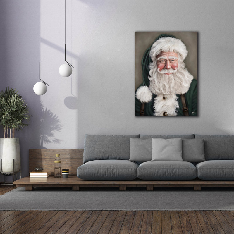 Toile épique «Green Santa 2» par Ashley Bradley