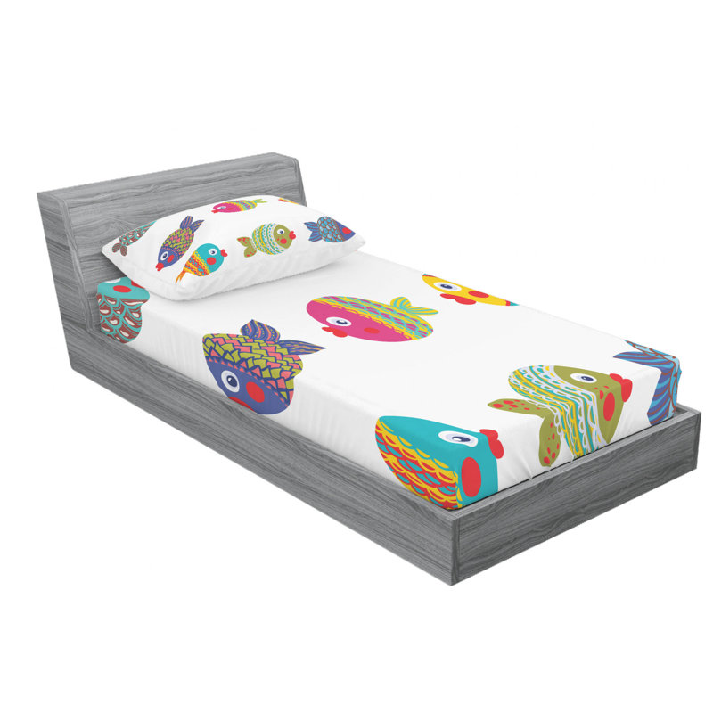 Microfiber Sheet Set, Twin XL Sheet Set with Fitted Sheet