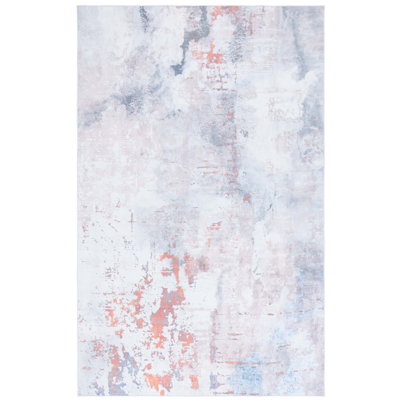 Zoen Performance Machine Washable Abstract Rug, Runner 2'6" x 8'