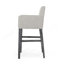 Tabouret de comptoir rembourré 30,5 po - gris clair / gris