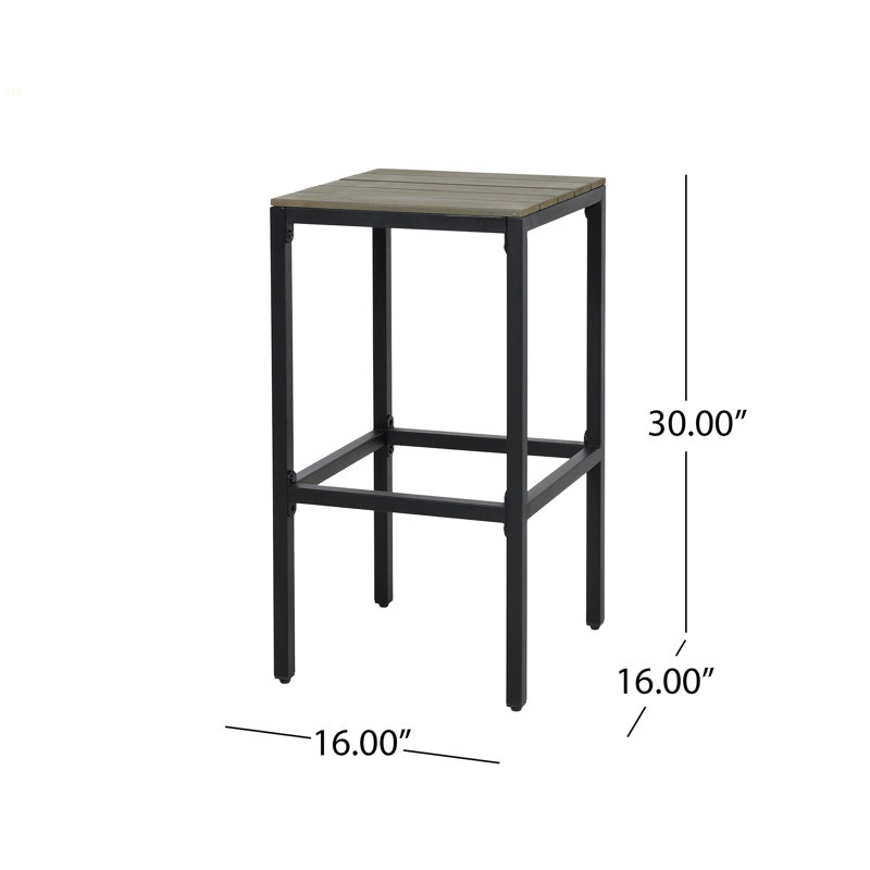 Outdoor BARSTOOL, Gray/Black