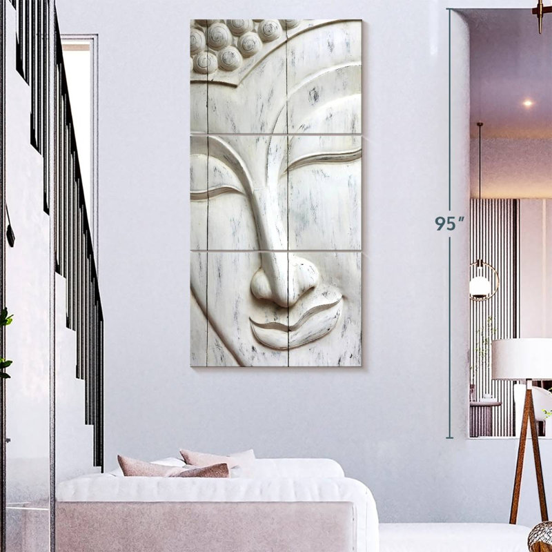 Sculpture de Bouddha de style thaïlandais, H 80 po x l 39 po