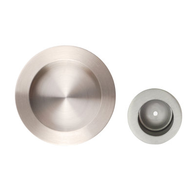 2 Piece Flush Door Pull Plate Set