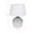 Orren Ellis Ceramic Table Lamp 27" - Blue/White Reactive Finish Decor Piece