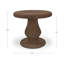 Table d'appoint d'extérieur Aydah Emmeline Naturel