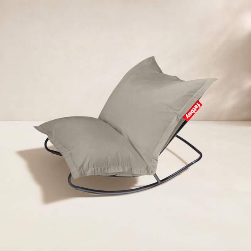Original Slim Sunbrella® Patio Rocking Chair, Gray Taupe