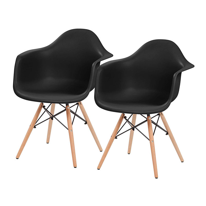 Chaise d'appoint Carbone Clegg, Noir
