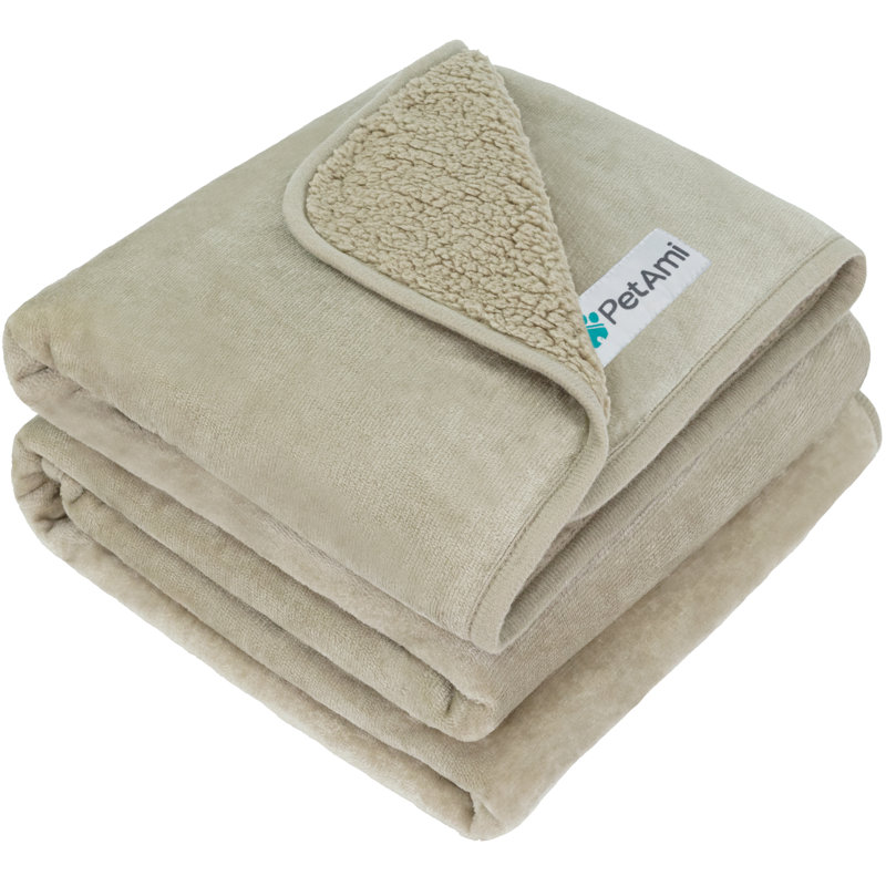 Polaire de polyester, 40 po x 60 po, Taupe