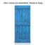 Porte de grange à panneaux en bois et en métal avec trousse de quincaillerie d'installation-87141058-87141053