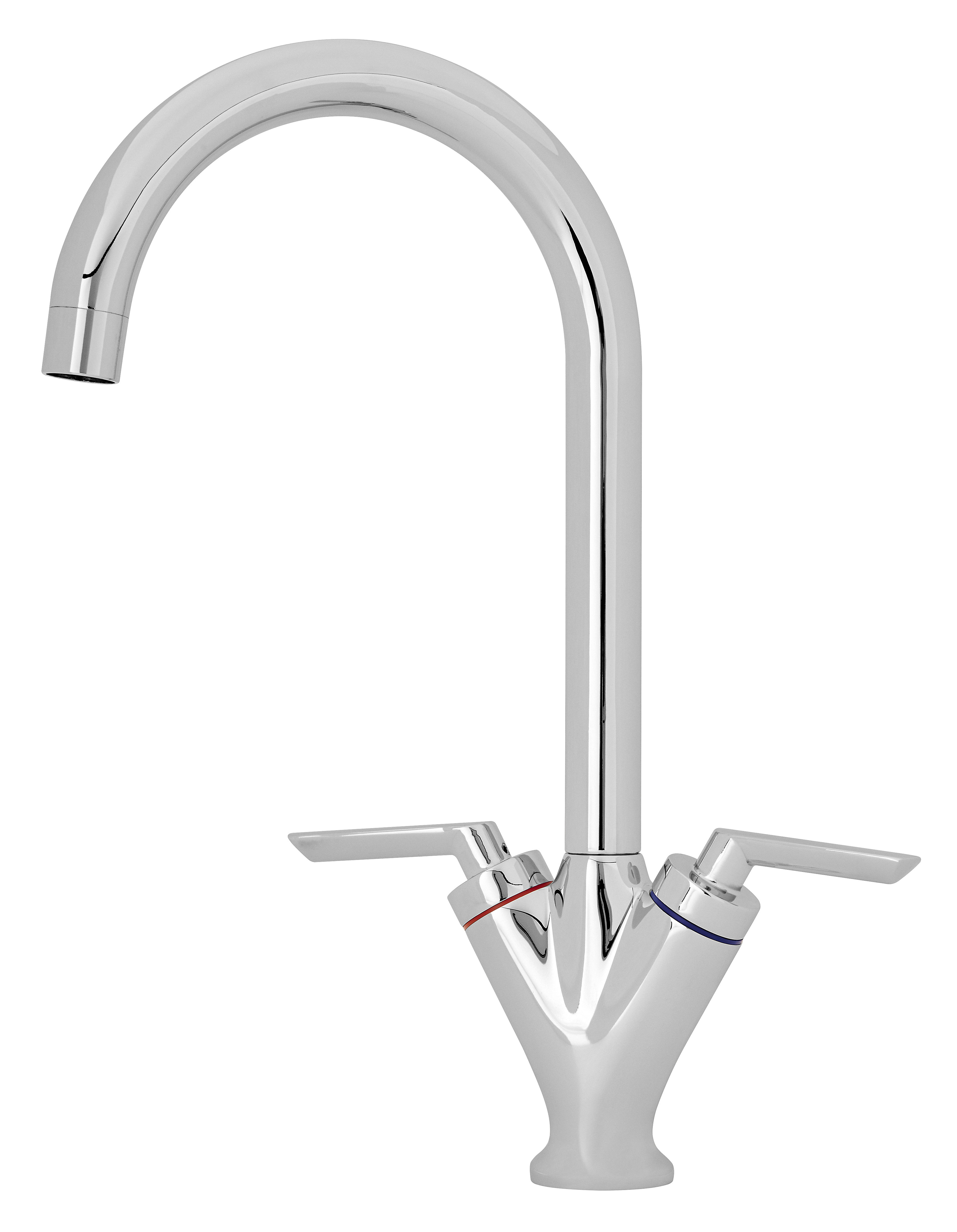 Nuie Twin Lever Monobloc Tap & Reviews | Wayfair.co.uk