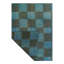 Checkered Area Rug in Blue