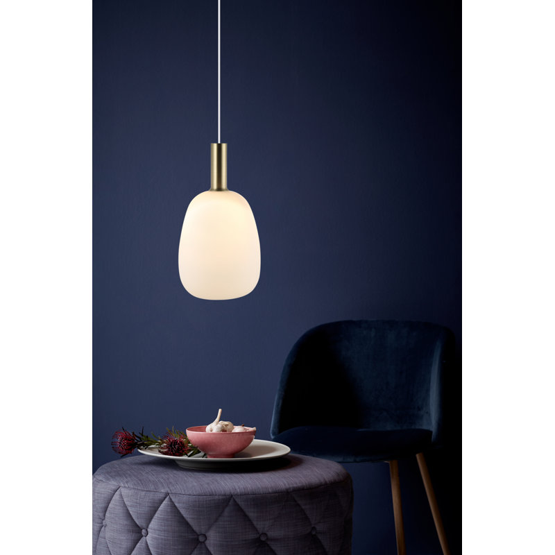 Glasheen 1 - Light Gold Dome Pendant