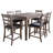 Benigni Solid Wood Base Counter Height Dining Set-1638603666