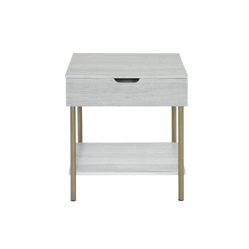 Whitman - Square End Table - White