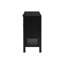 American Style Console Table With Geometric Door And Shelf Attractive Entryway Designs Bottom Storage