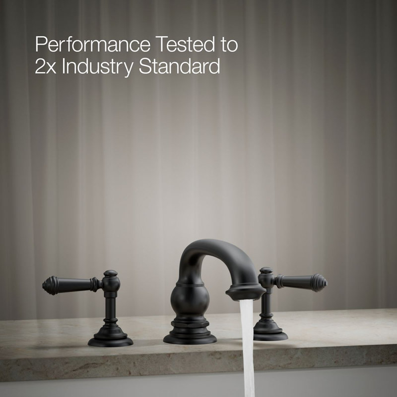 Artifacts® Deck-Mount Bath Spout with Arc Design, Matte Black