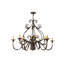 Lustre de style français 12 l 12 po Alease