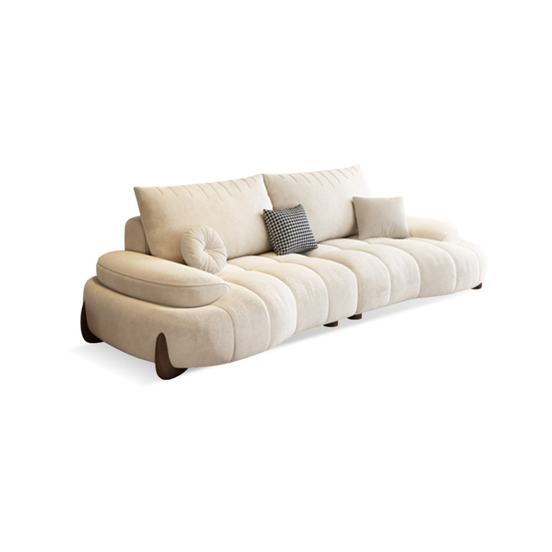 Creamy white Polyester Modular Sofa