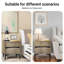 40cm W Manufactured Wood Bedside Table