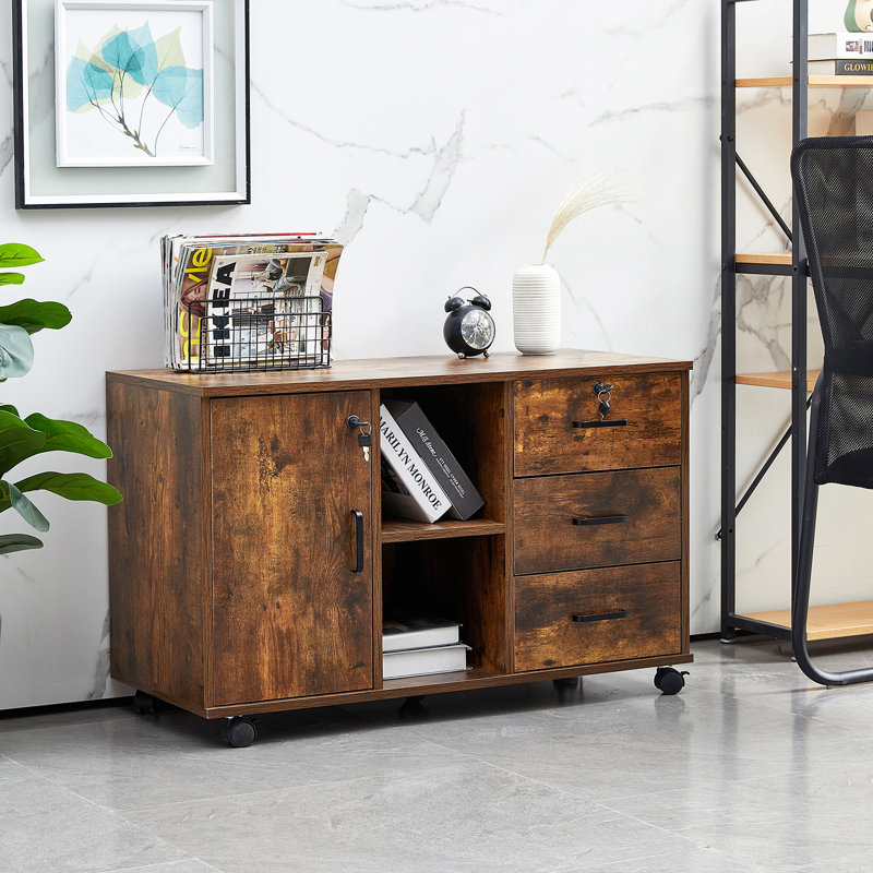 Storage Cabinet, Walnut