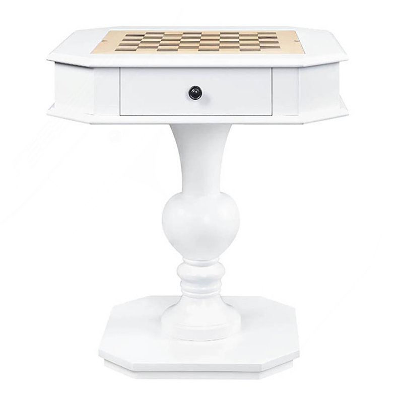 Table de jeu avec 2 tiroirs, H 30,5 po x L 28,5 po x l 28,5 po