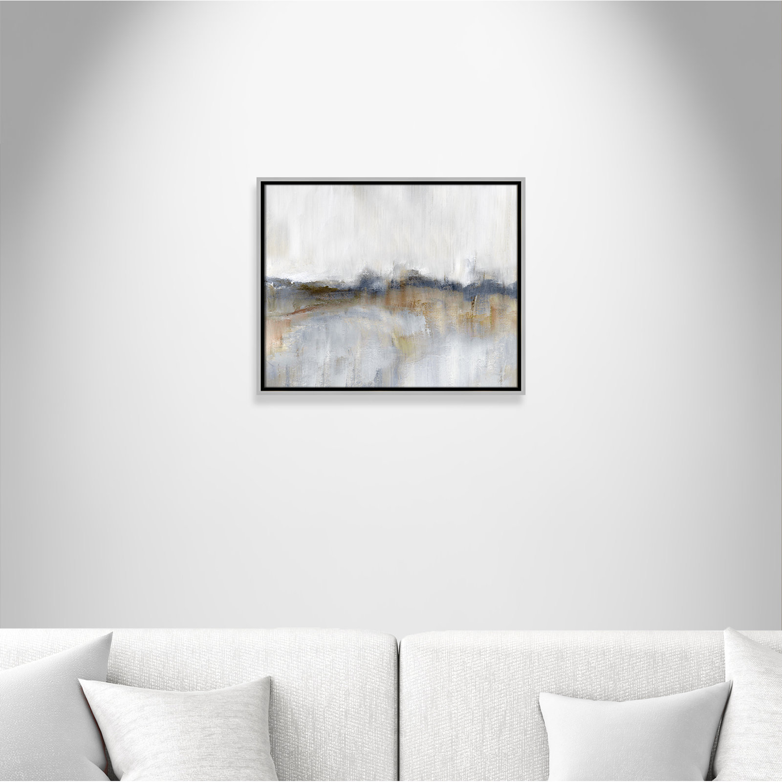 Autumnal Tide Print by Nan, 17.5''H x 21.5''W, Silver