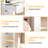  Vanity Desk with Drawers and Shelves, Makeup Vanity Desks with Power Strip, Mirror and Lights-1694731024