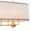 Lustre linéaire à intensité variable 8 lumières Mihaica