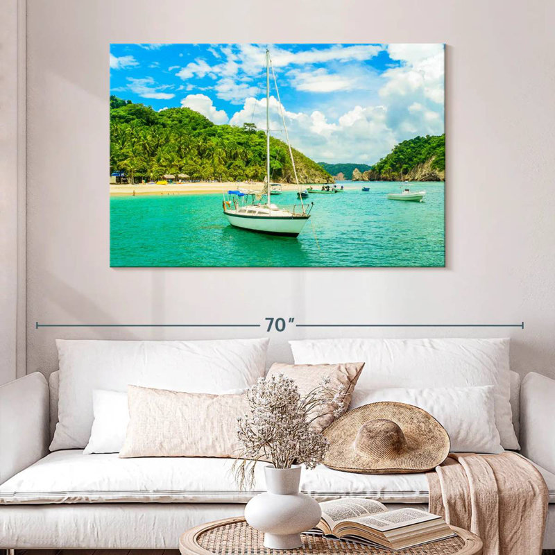 Mehar Tropical Sailboat, 32" H x 48" W