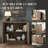 2 Door Accent Cabinet,Solid Wood Storage Cabinet with Adjustable Shelf-1305800467-1306330628
