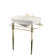 Rose Oval Console Bathroom Sink with Overflow