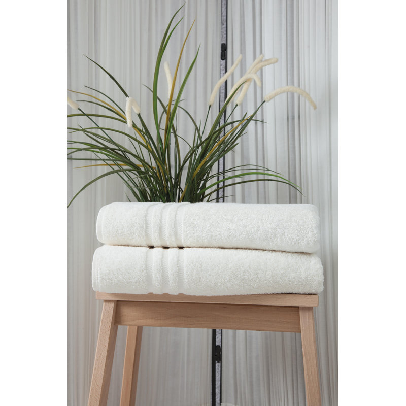 Kressley Midweight Bath Towel, Cream