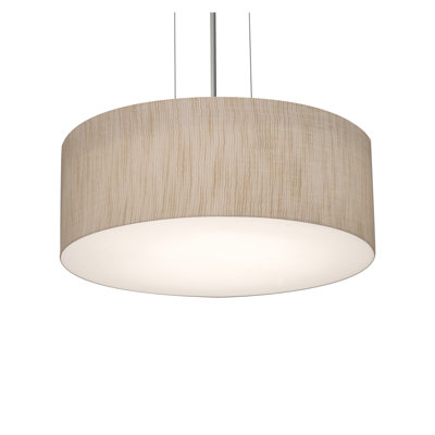 Kley 2 - Light Satin Nickel Drum Pendant