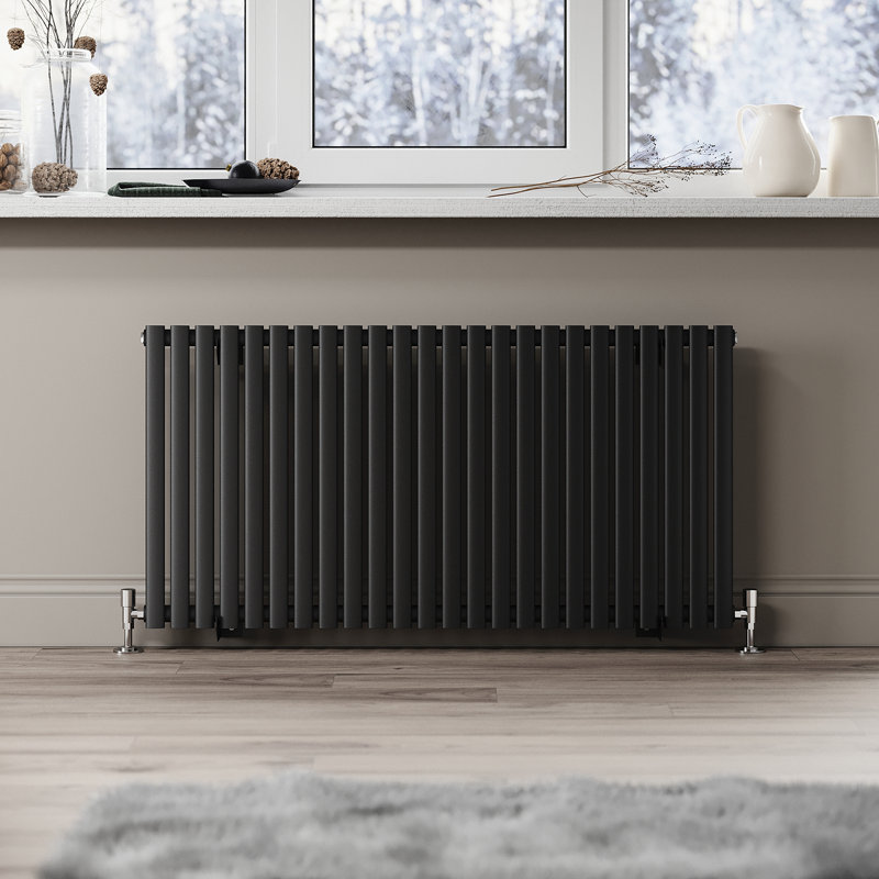 Blau Horizontal Designer Radiator, 60cm H x 124.1cm W x 9cm D