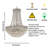 Zoila 11 - Light Dimmable Empire Chandelier-672774539